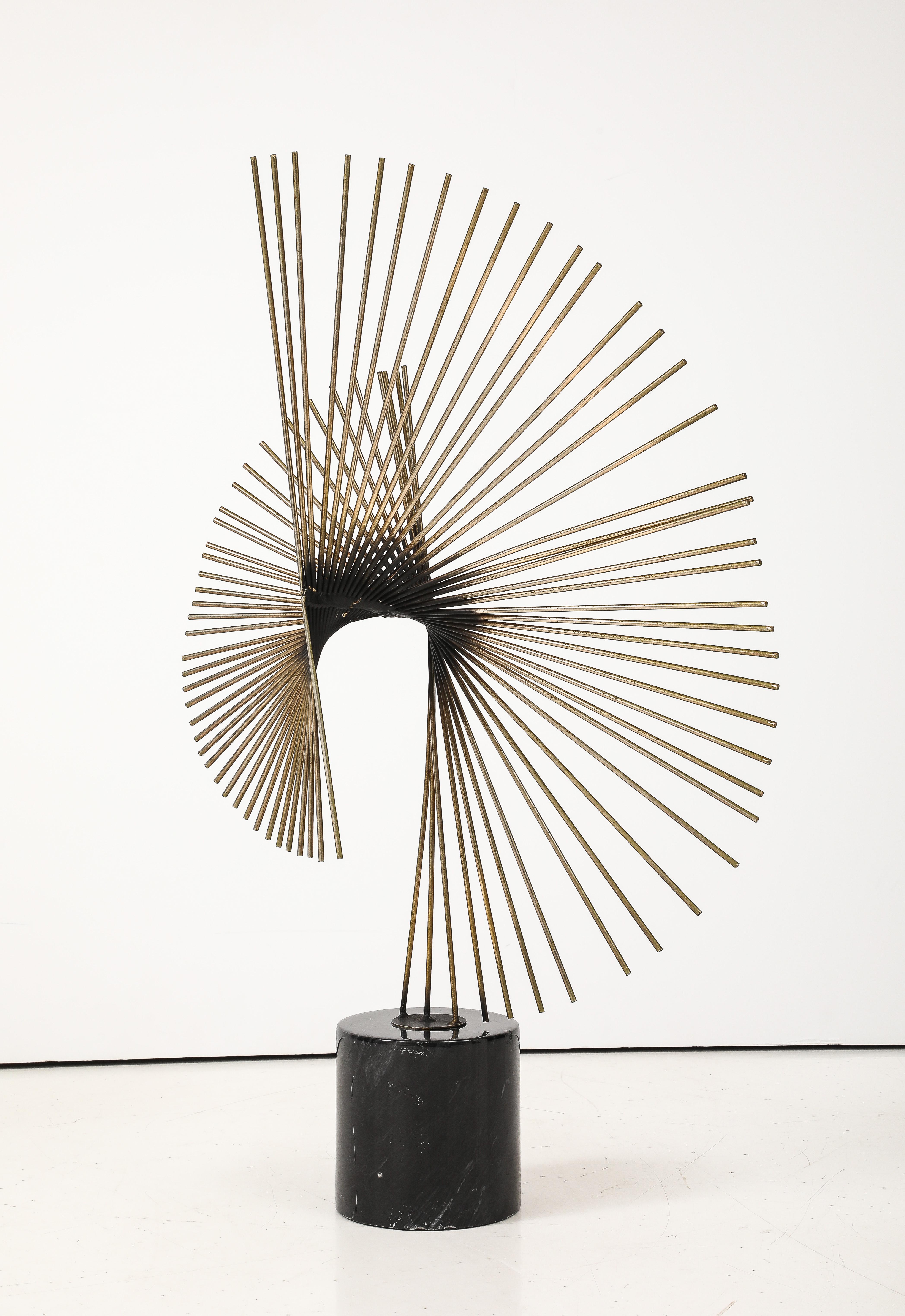 Sculpture de table moderniste de Curtis Jere, 1989 en vente 1