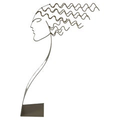 Curtis Jere
 Abstract Female Silhouette Metal Sculpture