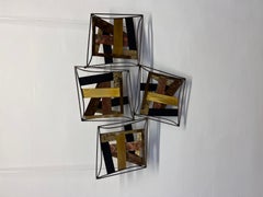 Curtis Jere Artisan House Mixed Metal Wall Sculpture, 2004