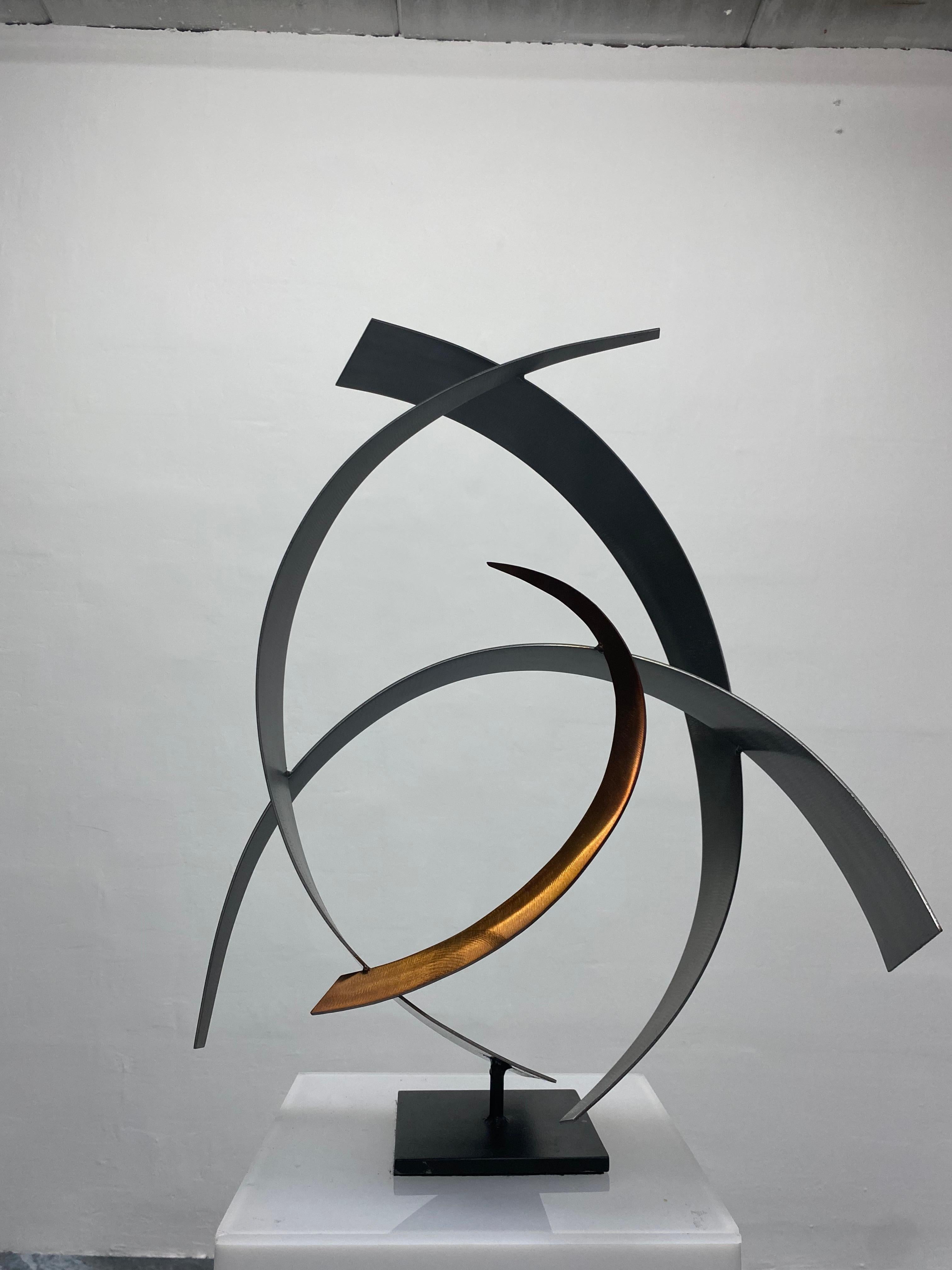 Curtis Jeré Artisan House Modern Steel and Copper Sculpture, 2009 2