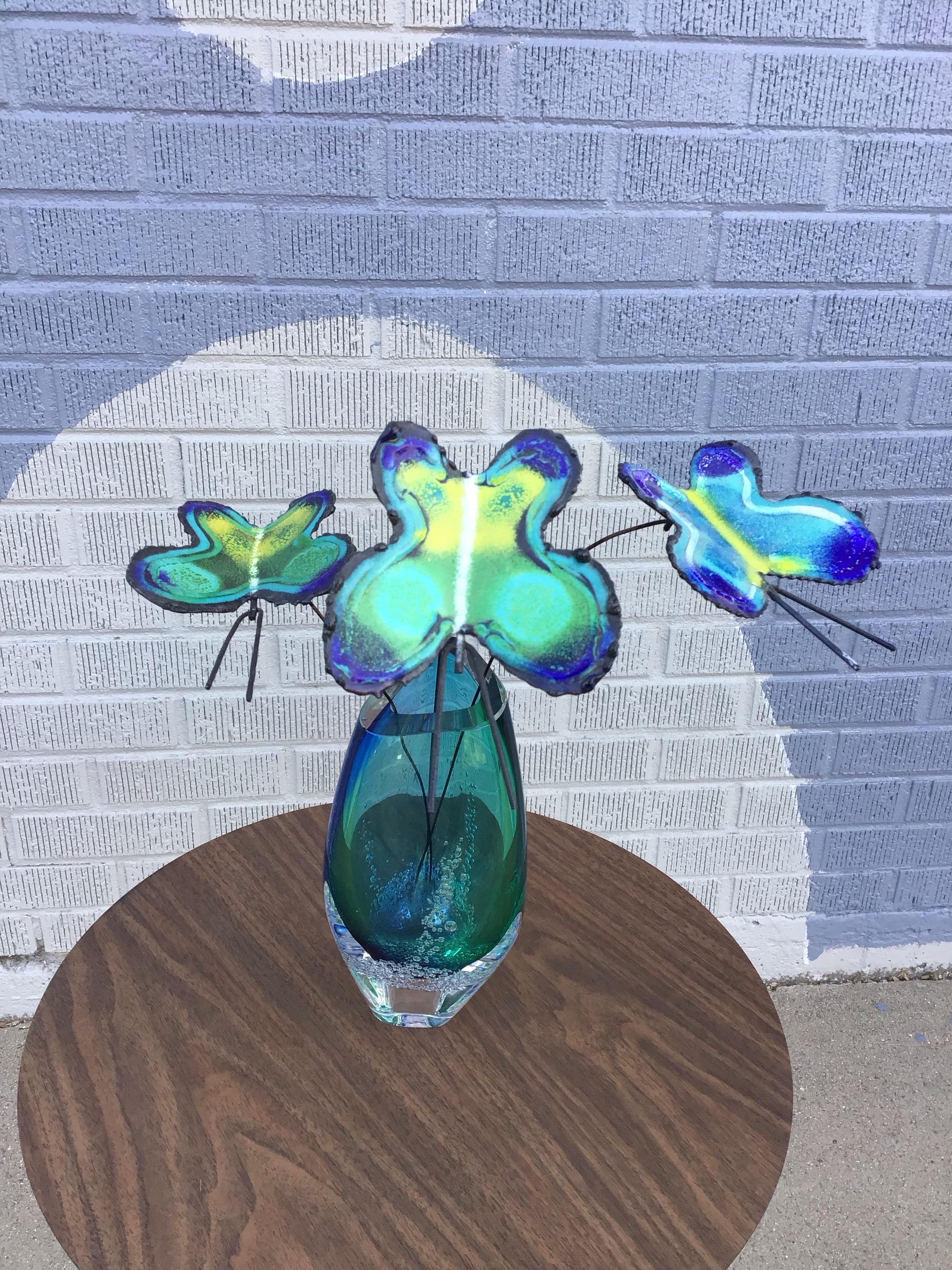 Americano Farfalle blu di Curtis Jeré, set di 3 pezzi in vendita