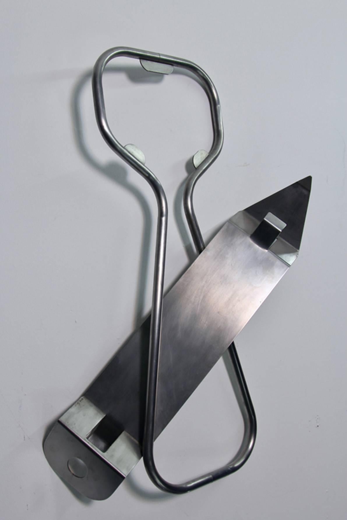 Curtis Jere oversized pop art bottle opener and can opener sculpture. Perfect for hanging on a wall or over a bar, finished on all sides.
