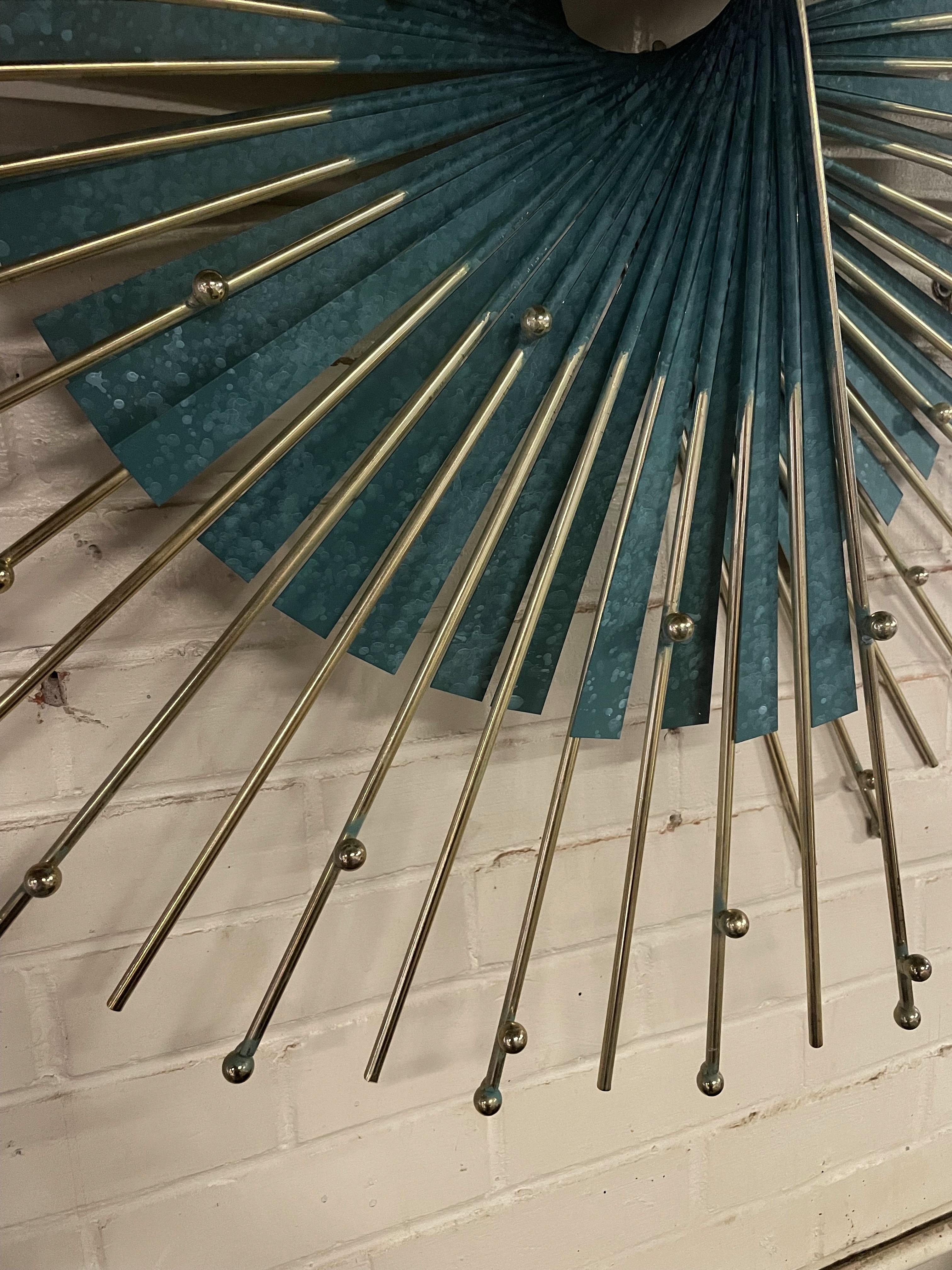 Curtis Jere Estrella de latón y turquesa en Bueno estado para la venta en Southampton, NJ