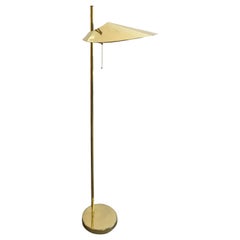 Vintage Curtis Jere Brass Lily Pad Floor Lamp