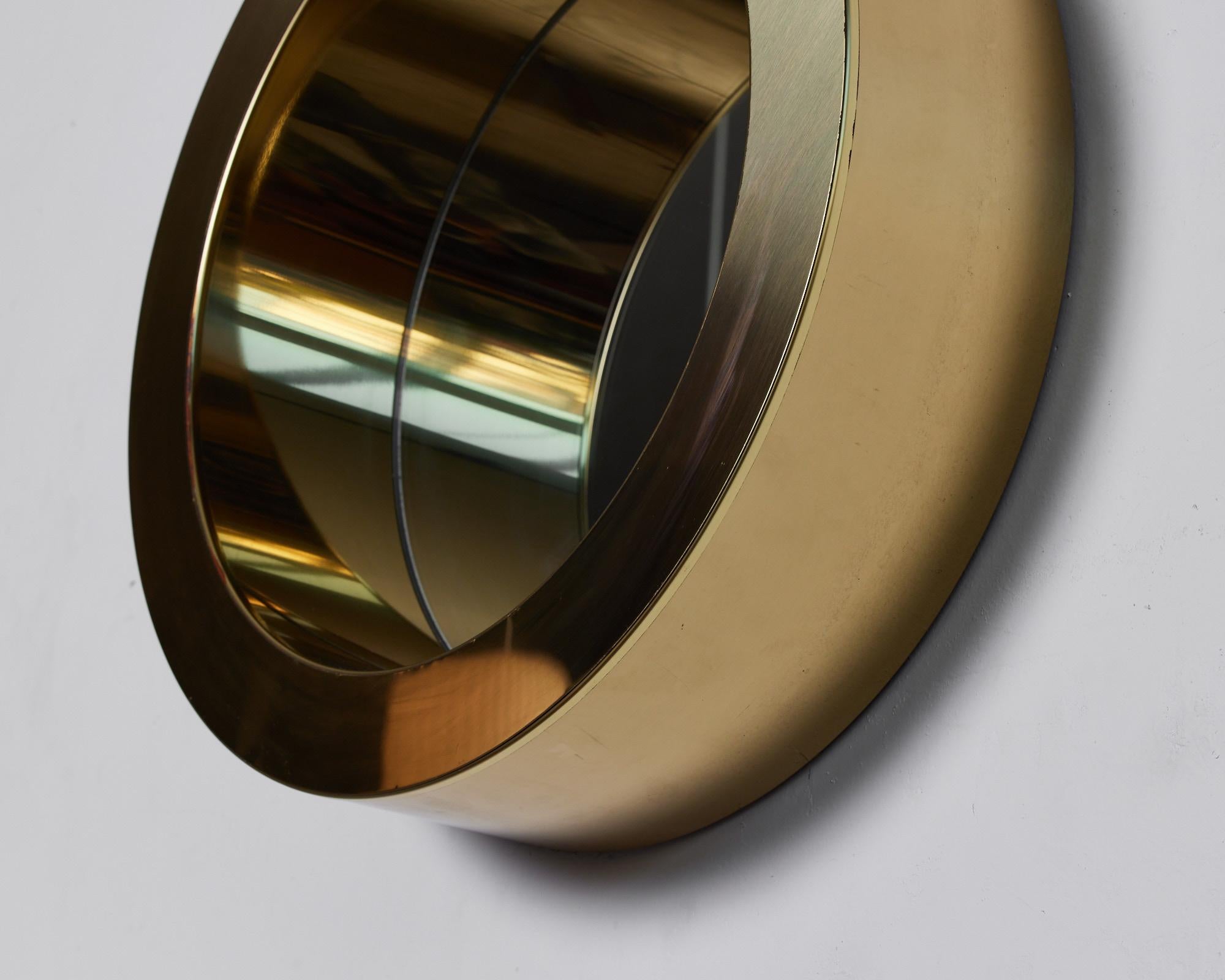 Curtis Jeré Brass Porthole Mirror 3
