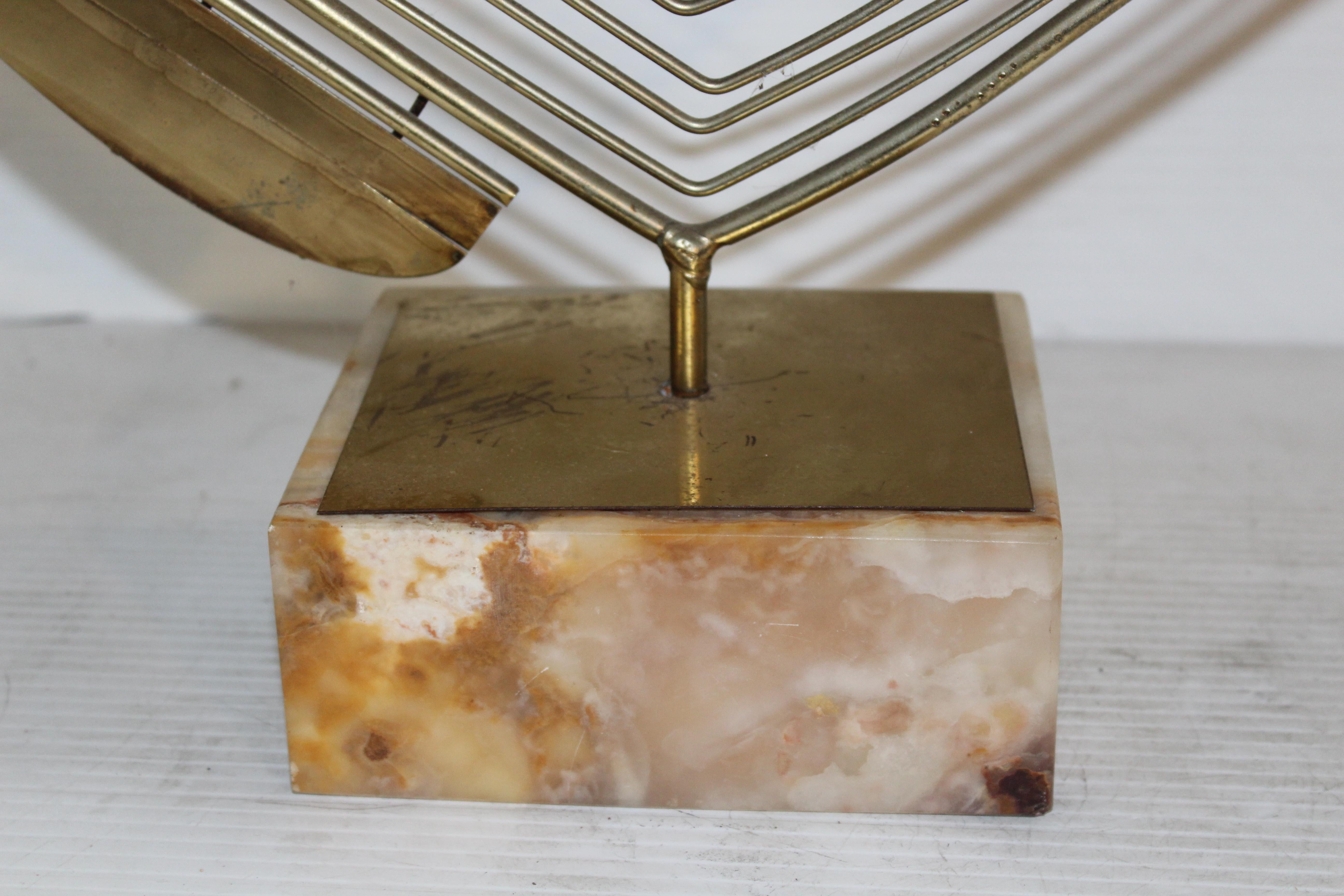Curtis Jere Brass Sailboat Sculpture For Sale 5