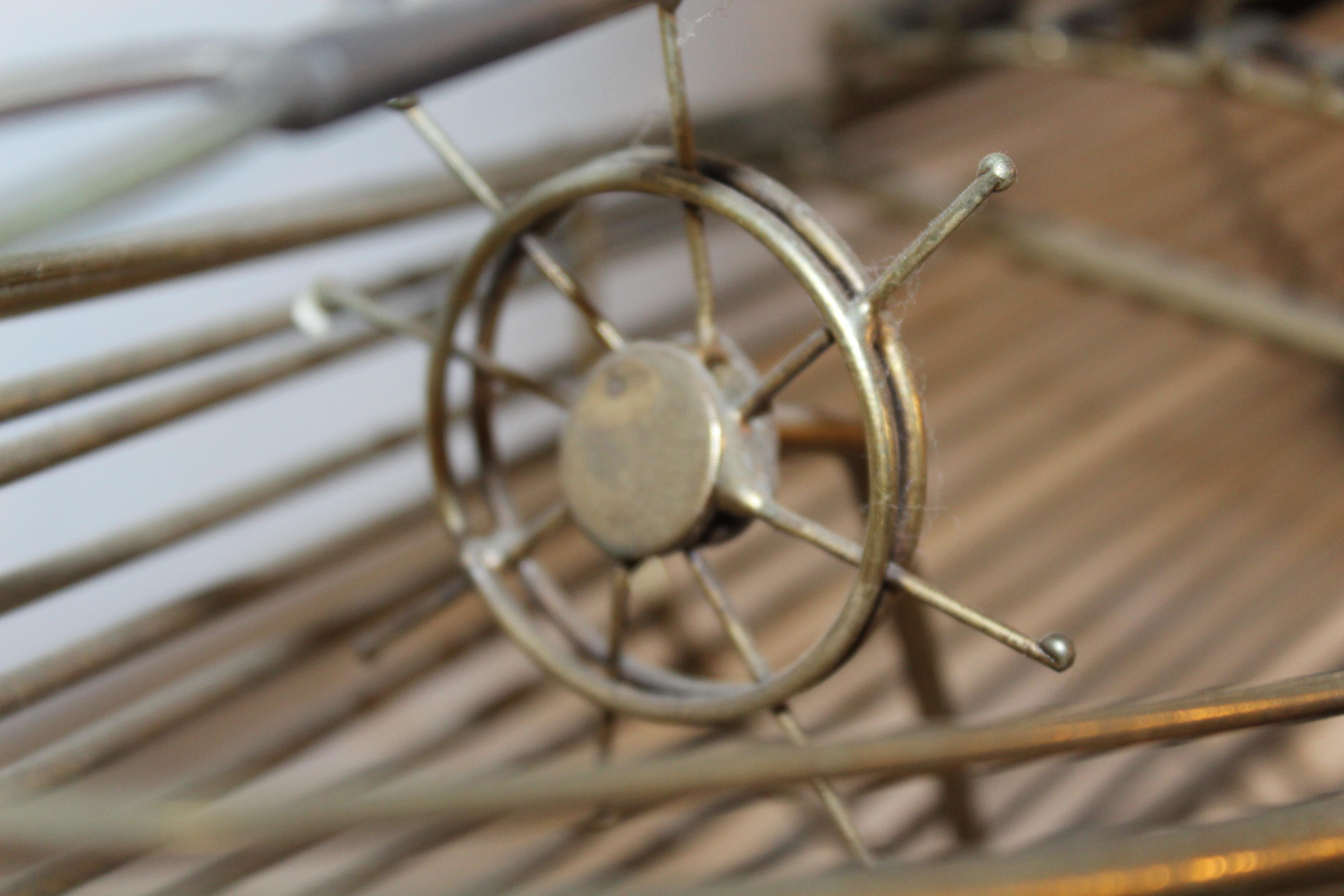 20th Century Curtis Jere Brass Sailboat Sculpture For Sale