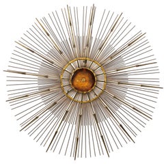 Curtis Jere Brass Wall Sculpture