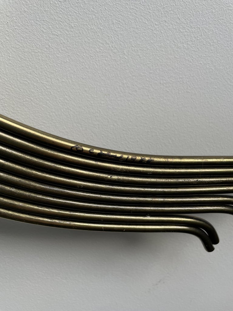 Curtis Jere Brutalist Brass Tree Wall Sculpture For Sale at 1stDibs