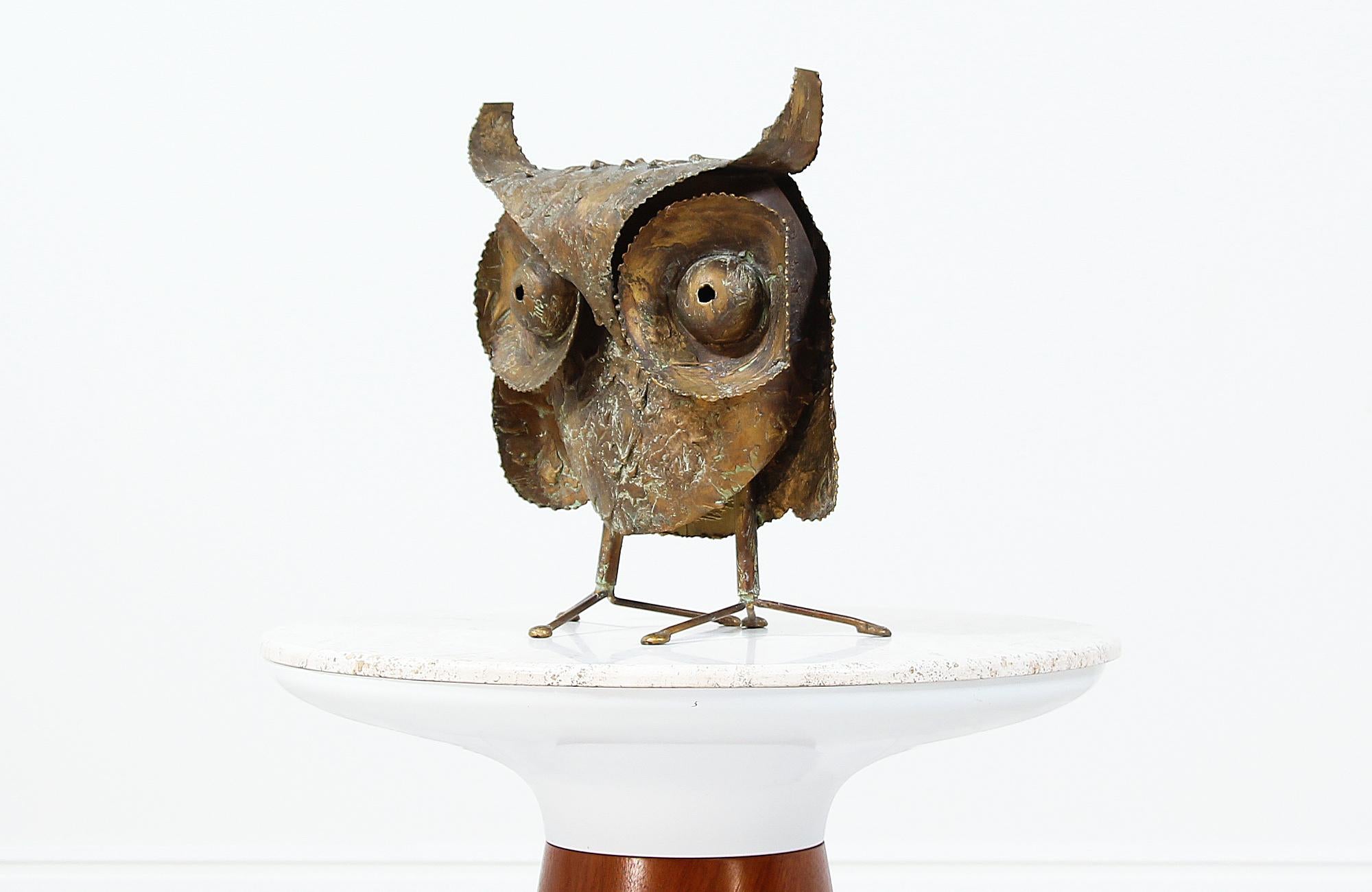 curtis jere owl sculpture