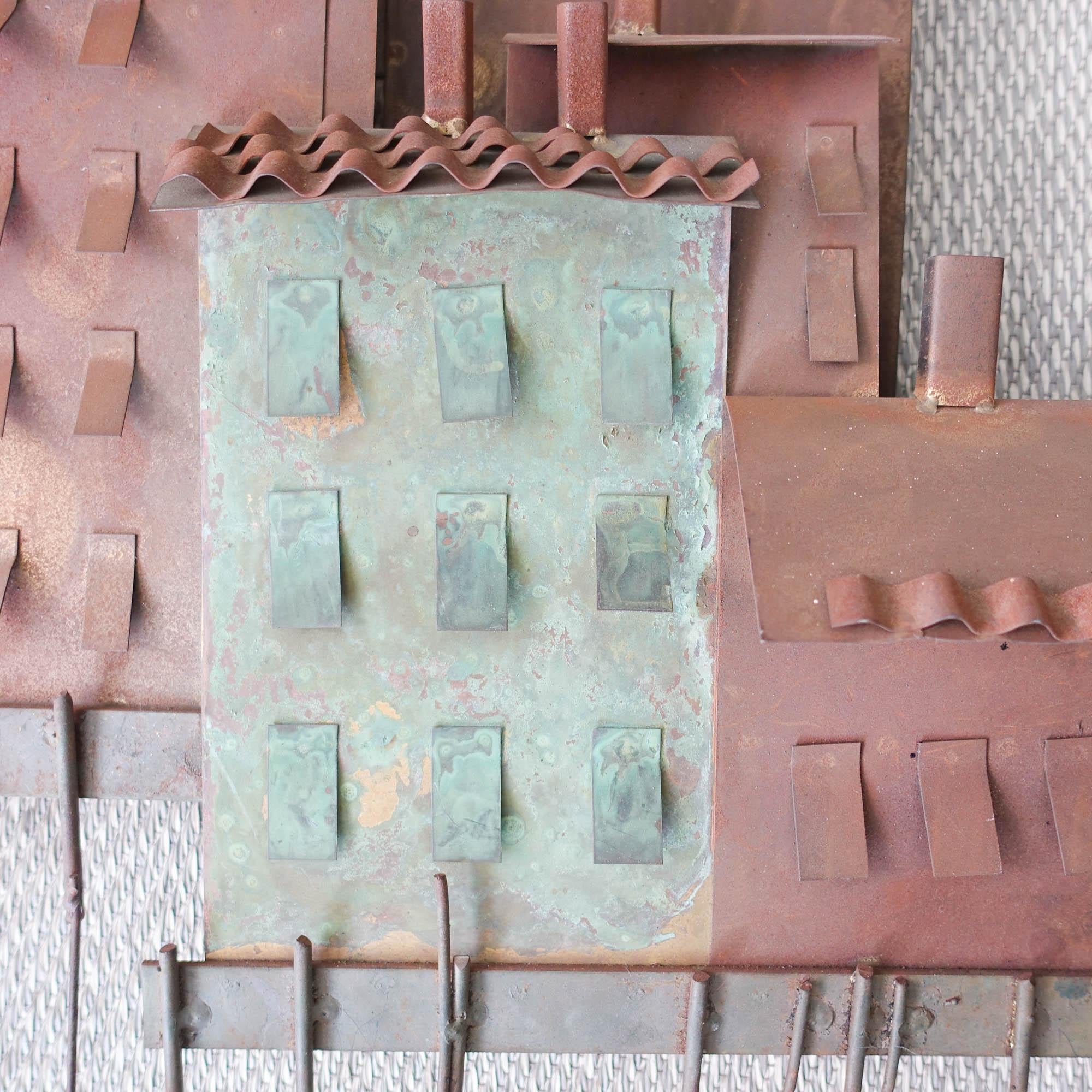 Curtis Jeré Brutalist Venice Harbour Village Wall Sculpture - Artisan House 1972 In Good Condition For Sale In Lisboa, PT