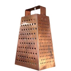 Curtis Jere Cheese Grater Hanging Chandelier