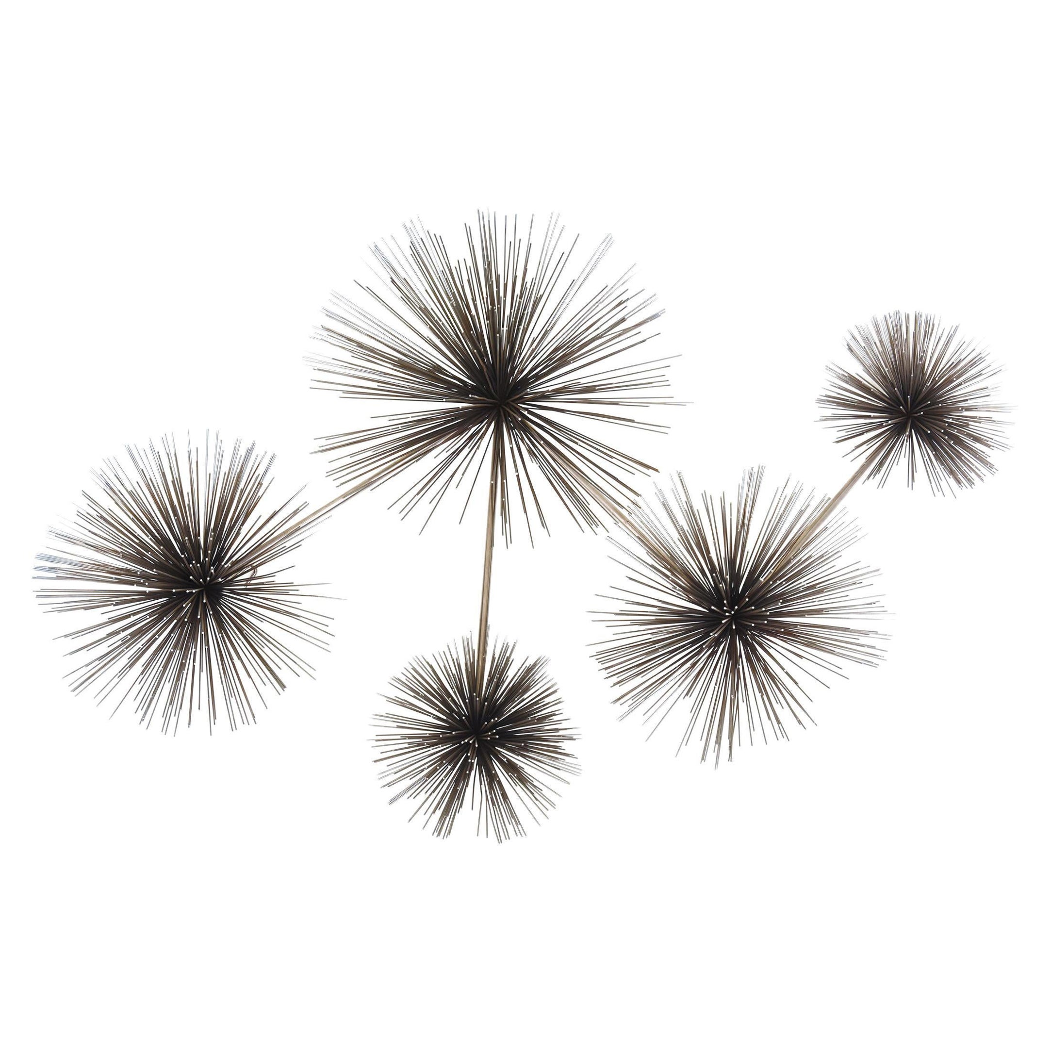 Curtis Jere Chrome Plated Sputnik Pom Pom Wall Sculpture Vintage