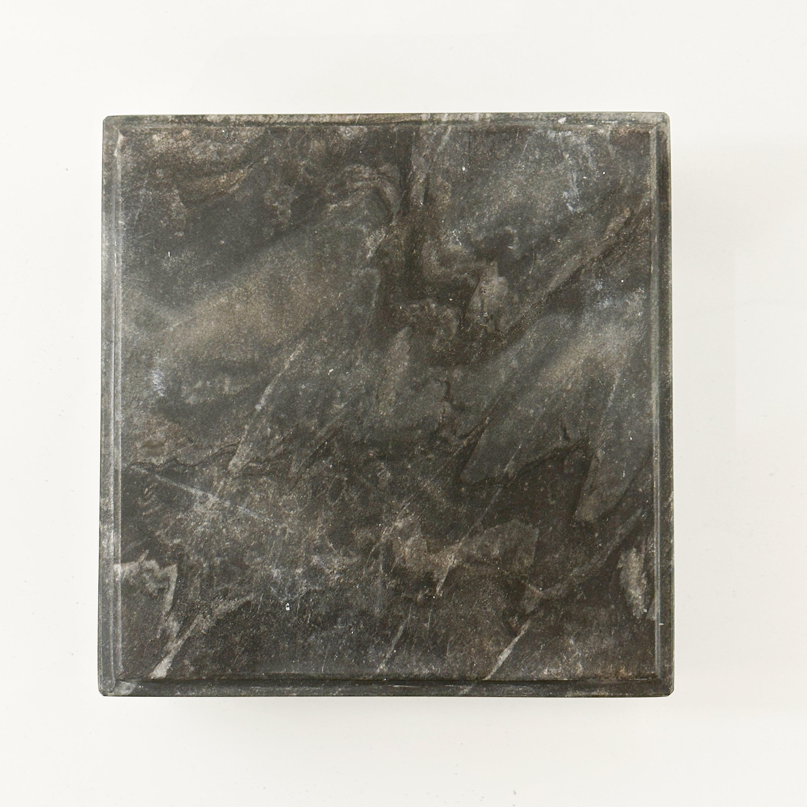 Set de Tic Tac Toe chromé de Curtis Jeré sur socle en marbre noir anthracite, vers les années 70 en vente 4