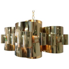 Curtis Jere Cloud Chandelier in Pristine Condition