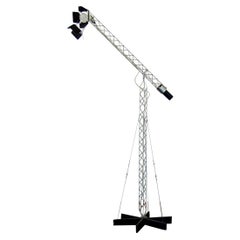 Curtis Jere Crane Floor Lamp, USA, 1970s