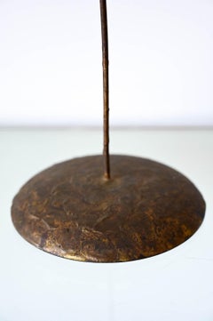 Curtis Jere Double-Sided Brass Sunburst Mirror, 1968