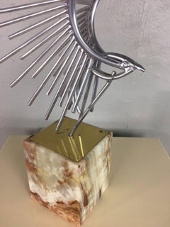 Curtis Jere Eagle on a Marble Base