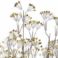 Curtis Jere Elms Tree Copper and Brass Metal Wall Sculpture, 1973