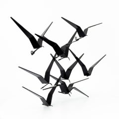 Curtis Jere Flock of Birds Mid Century Wall Art