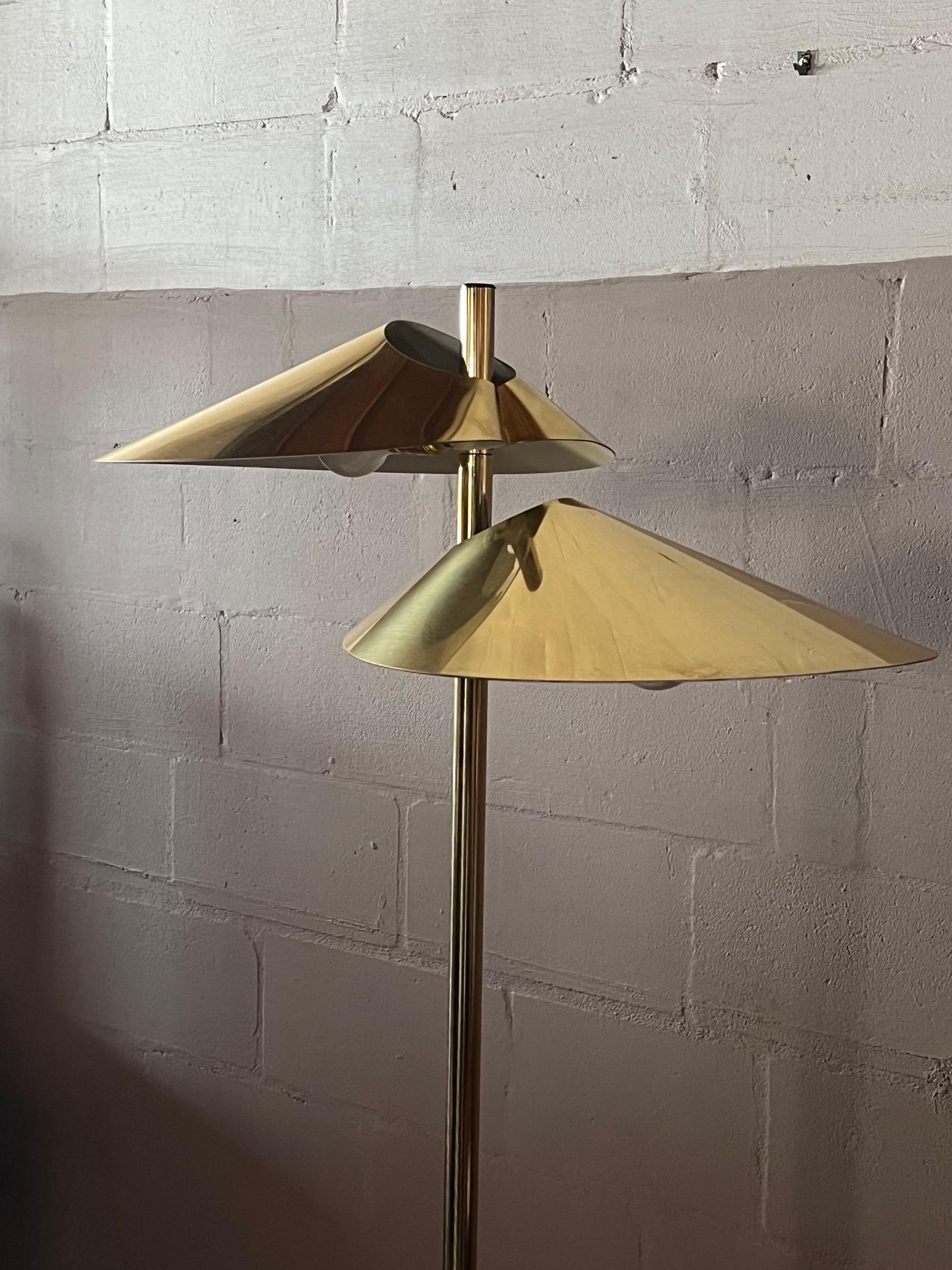 Mid-Century Modern Curtis Jere Floor Lamp 