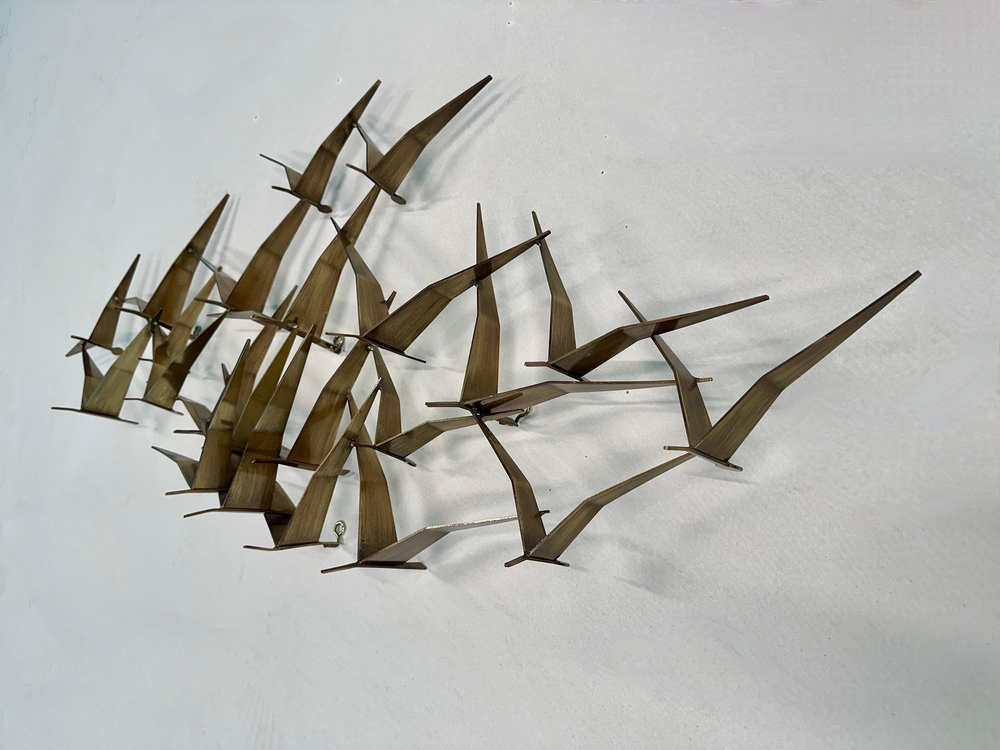 A Large Wall Mounted Sculpture By Curtis Jere 2