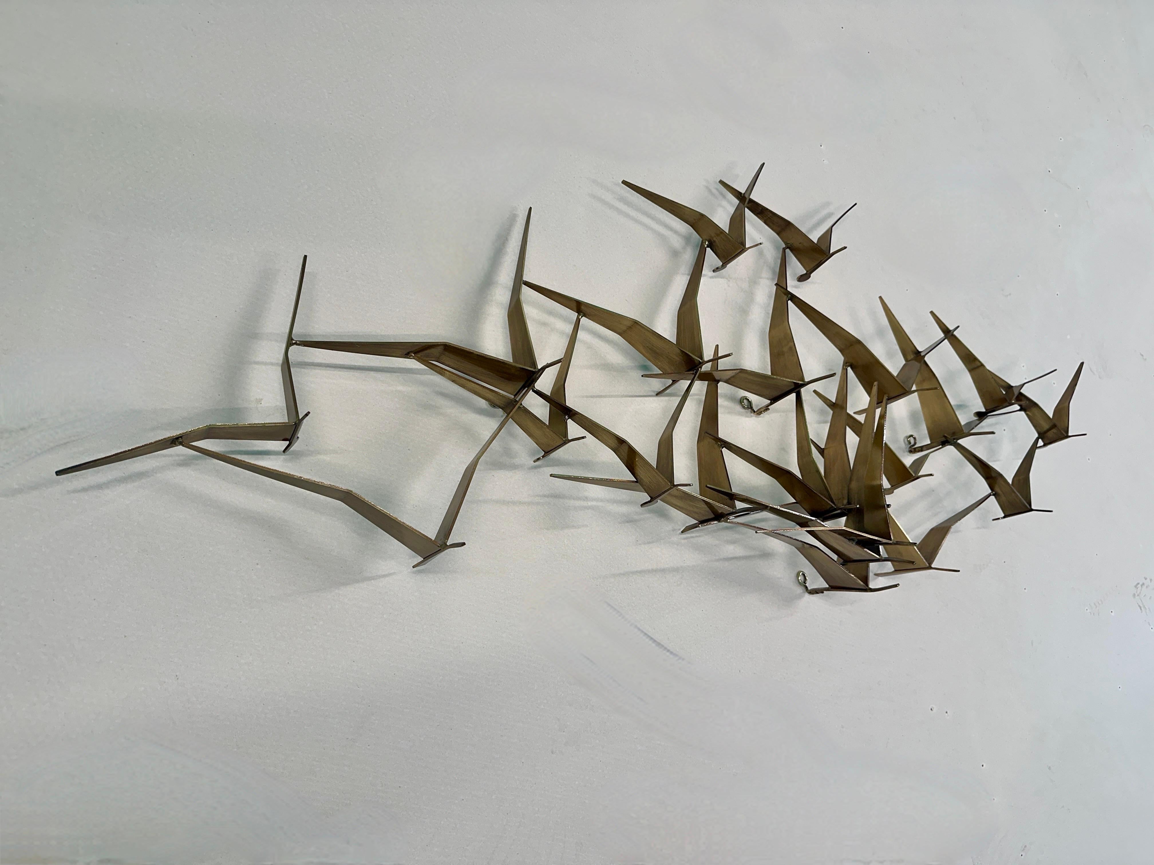 A Large Wall Mounted Sculpture By Curtis Jere 4