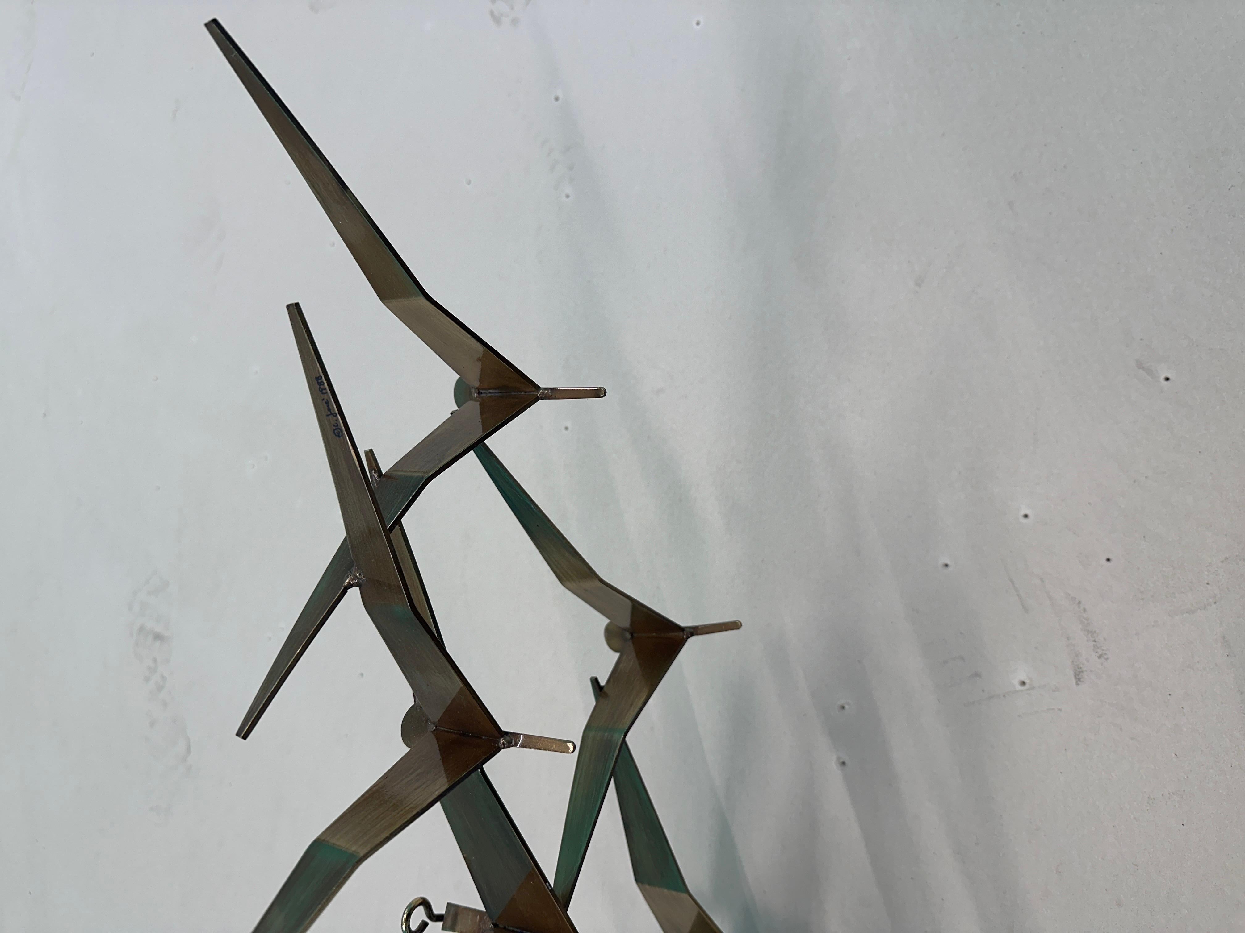 A Large Wall Mounted Sculpture By Curtis Jere 6