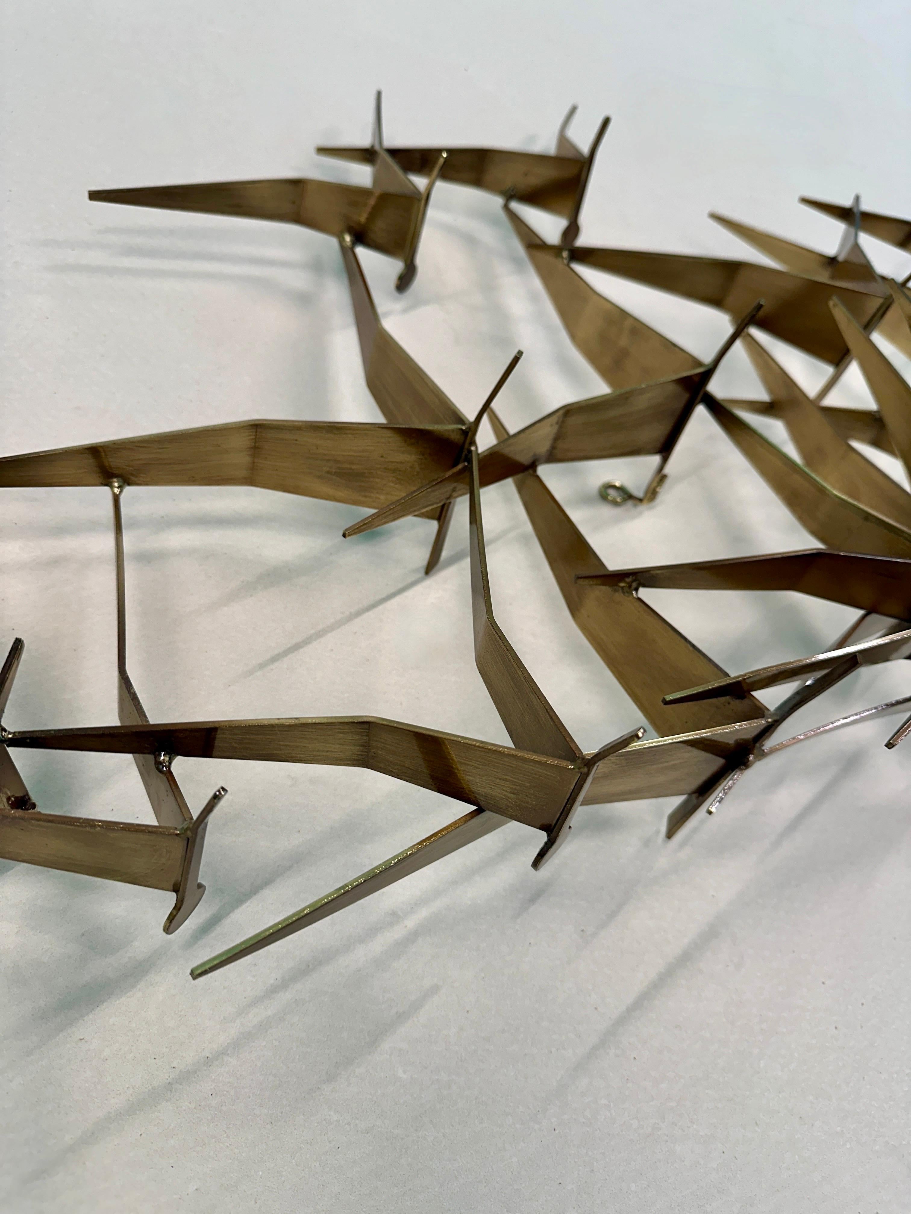 A Large Wall Mounted Sculpture By Curtis Jere In Good Condition In London, GB