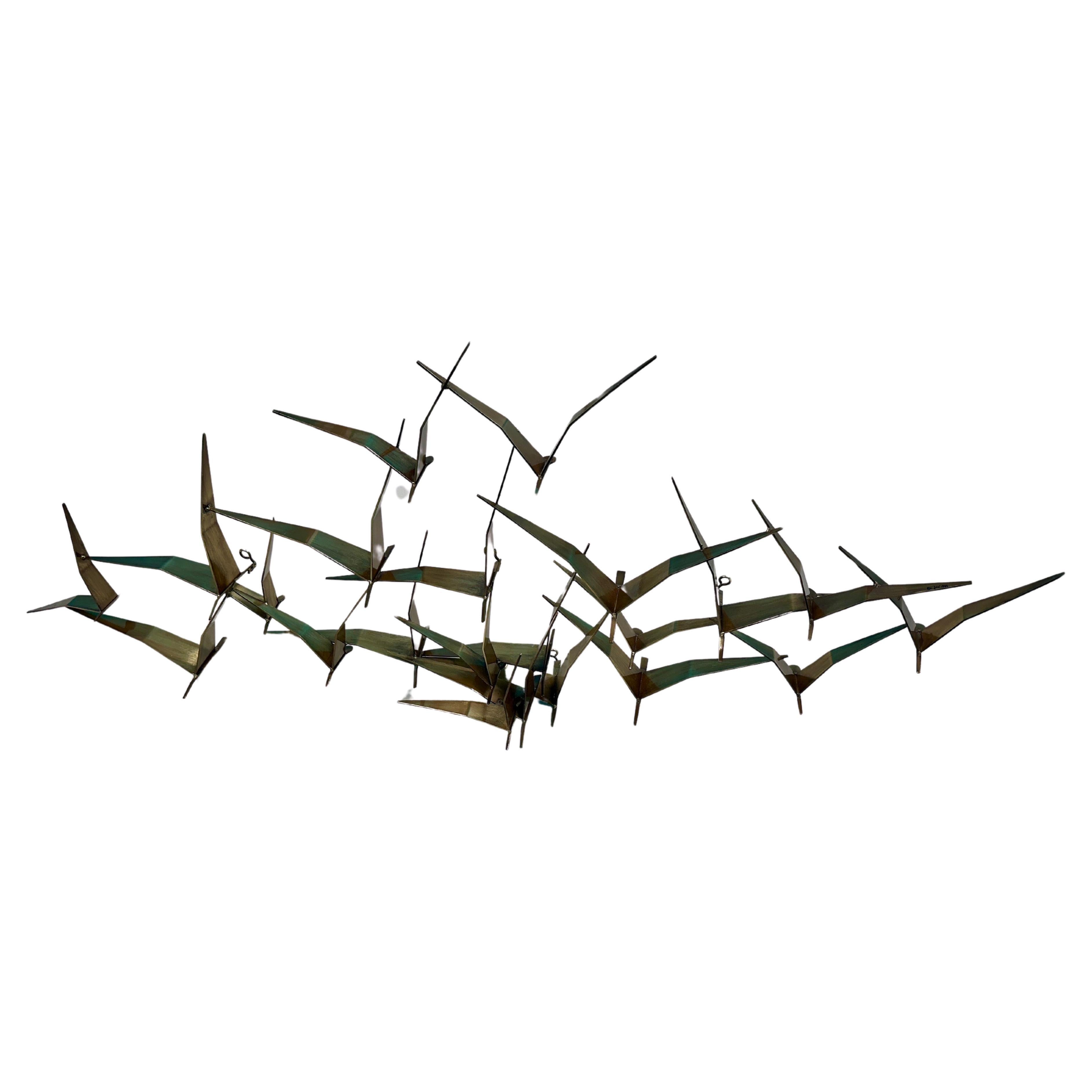 A Large Wall Mounted Sculpture By Curtis Jere  For Sale