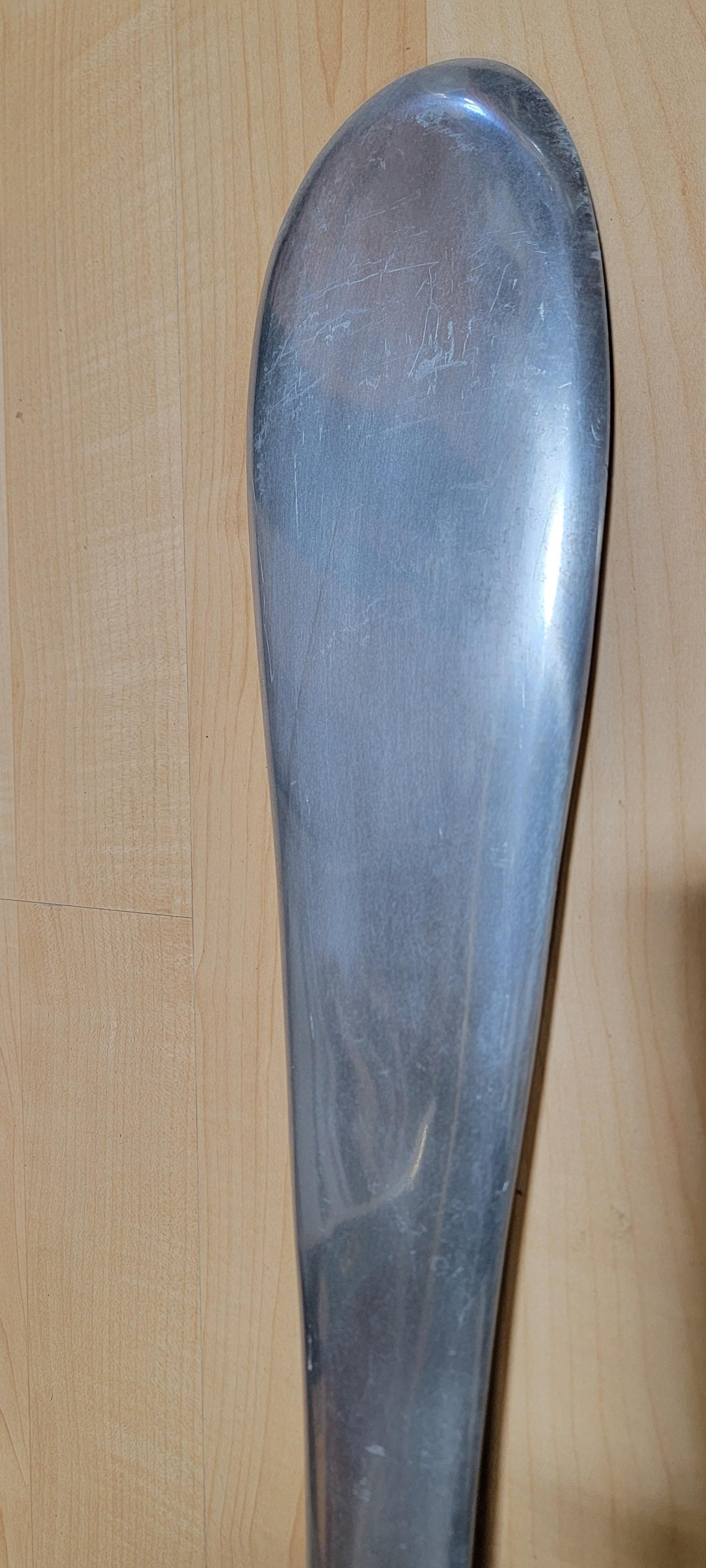 Aluminum Curtis Jere Fork & Spoon Wall Sculpture Large-Scale For Sale