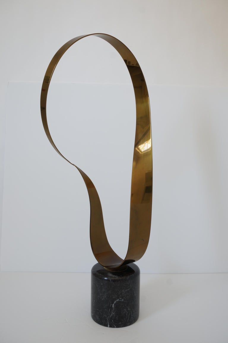 Curtis Jere Free-Form Ribbon Sculpture at 1stDibs