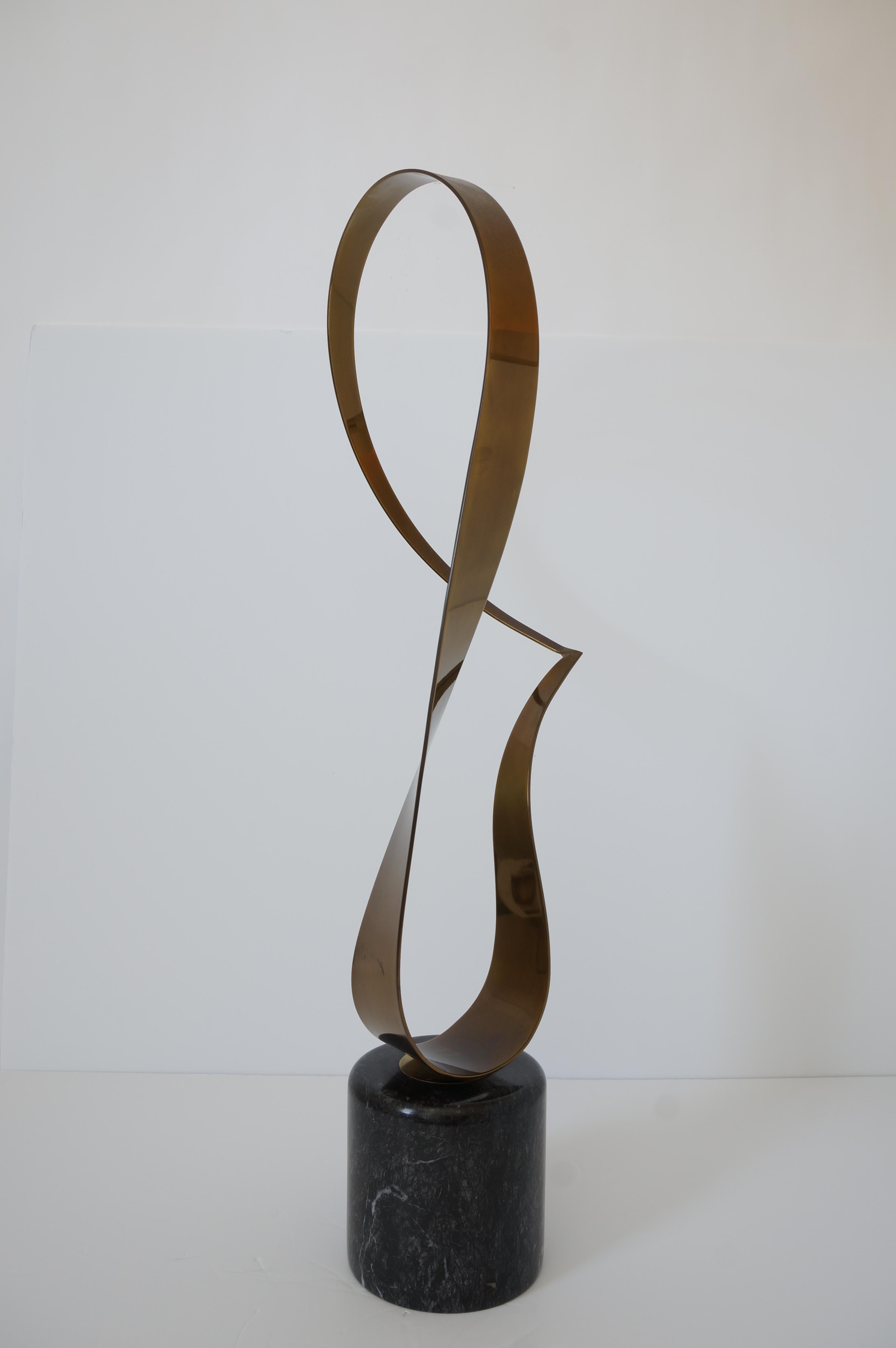 American Curtis Jere Free-Form Ribbon Sculpture