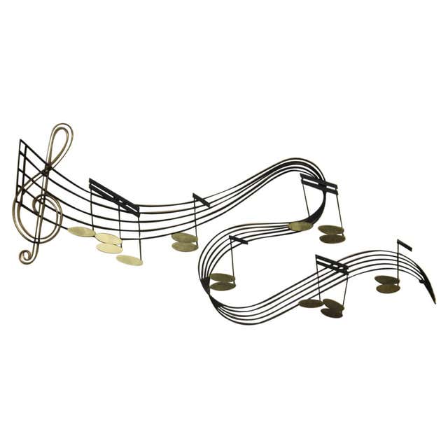 Curtis Jere Hanging Musical Note at 1stDibs | hanging music notes