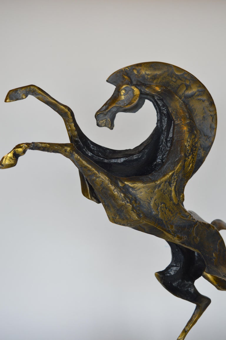 Metal Curtis Jere Horse Sculpture For Sale