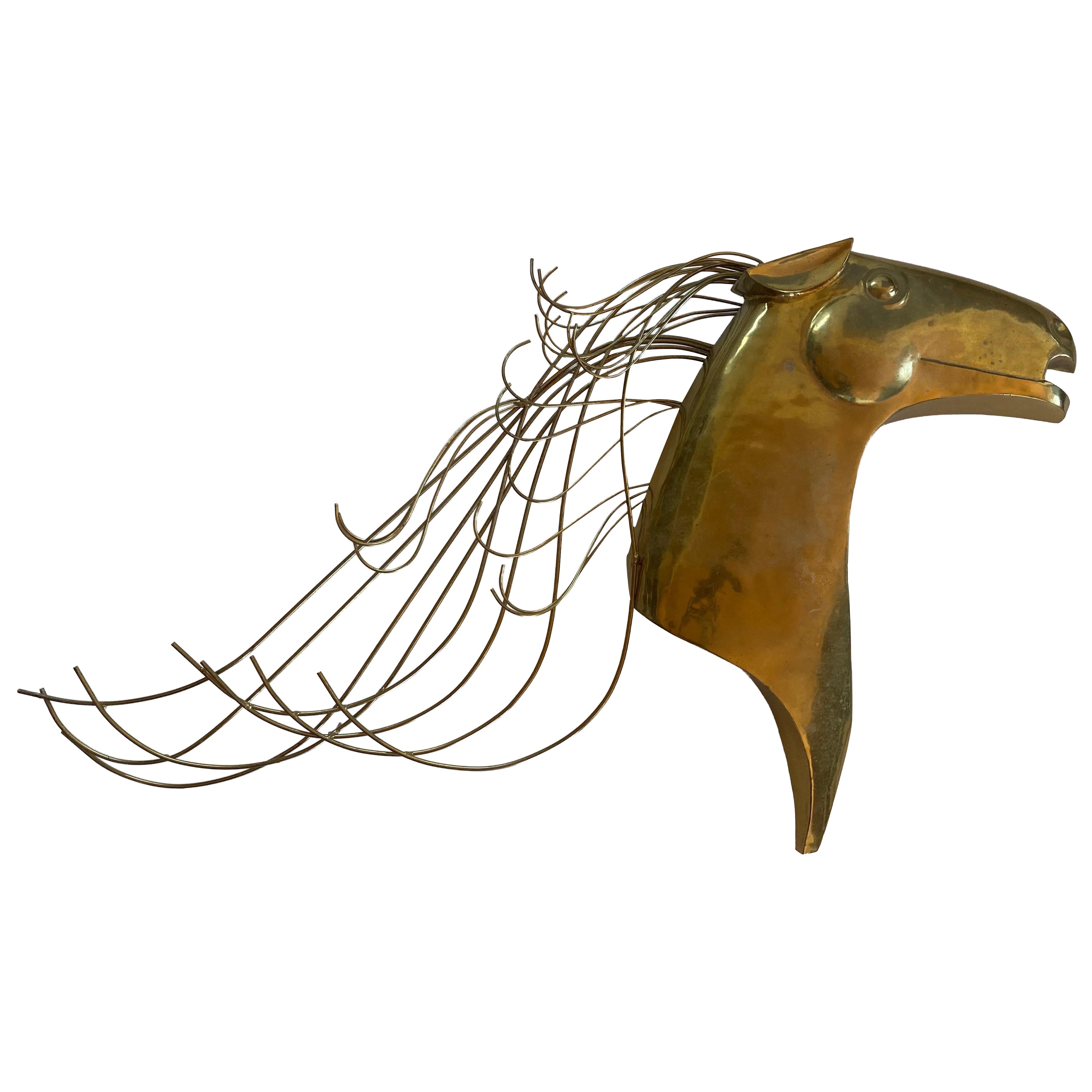 Escultura mural de caballo Curtis Jere en venta