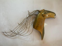 Escultura mural de caballo Curtis Jere