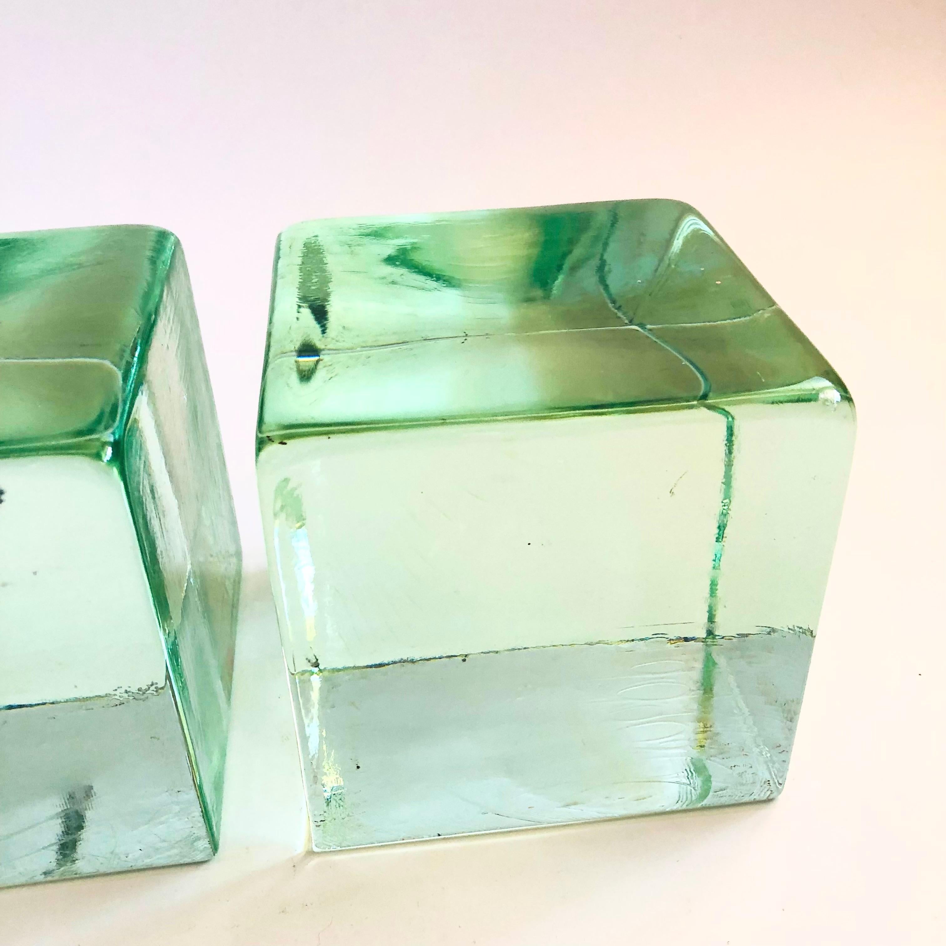 Curtis Jere Ice Block Bookends For Sale 3