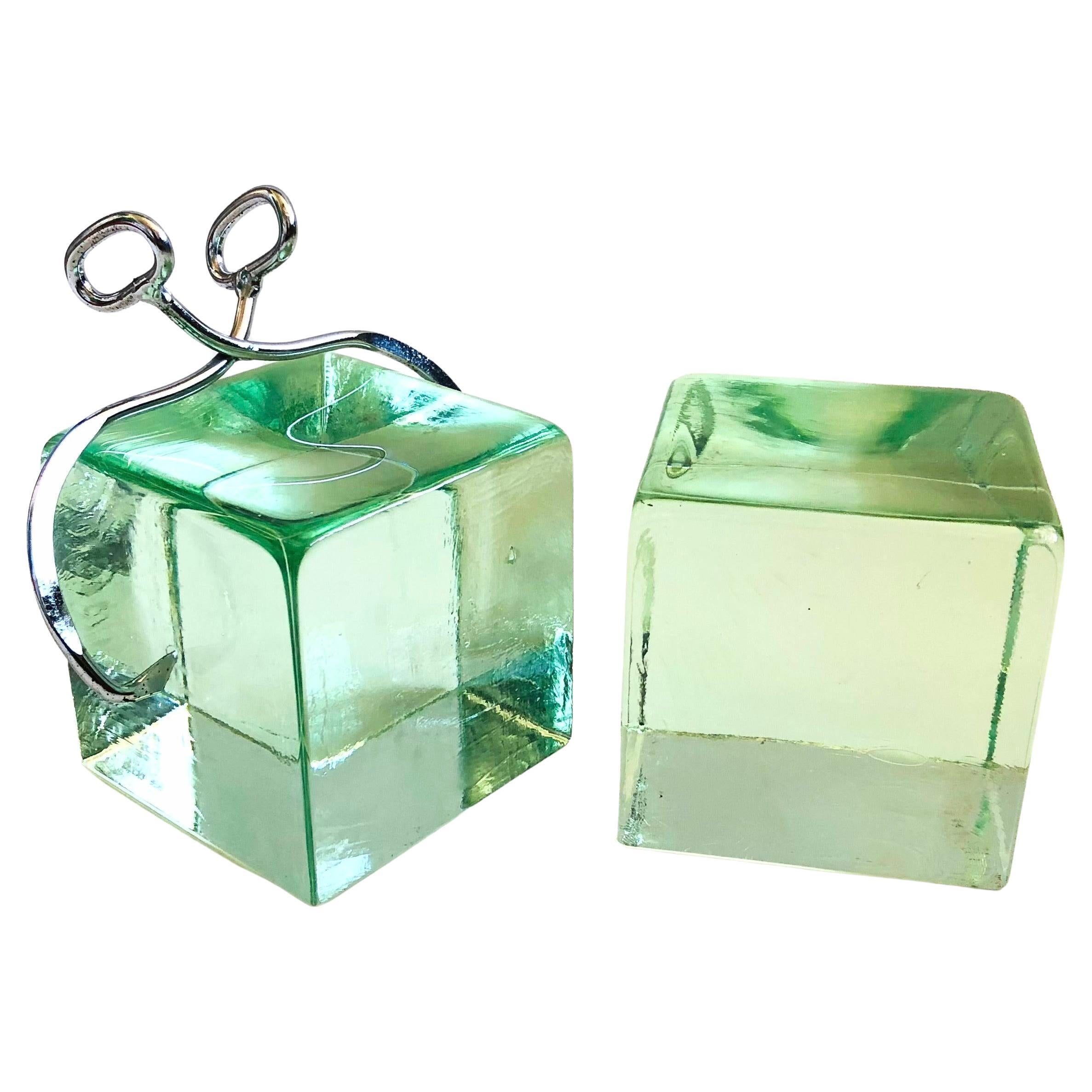 Curtis Jere Ice Block Bookends