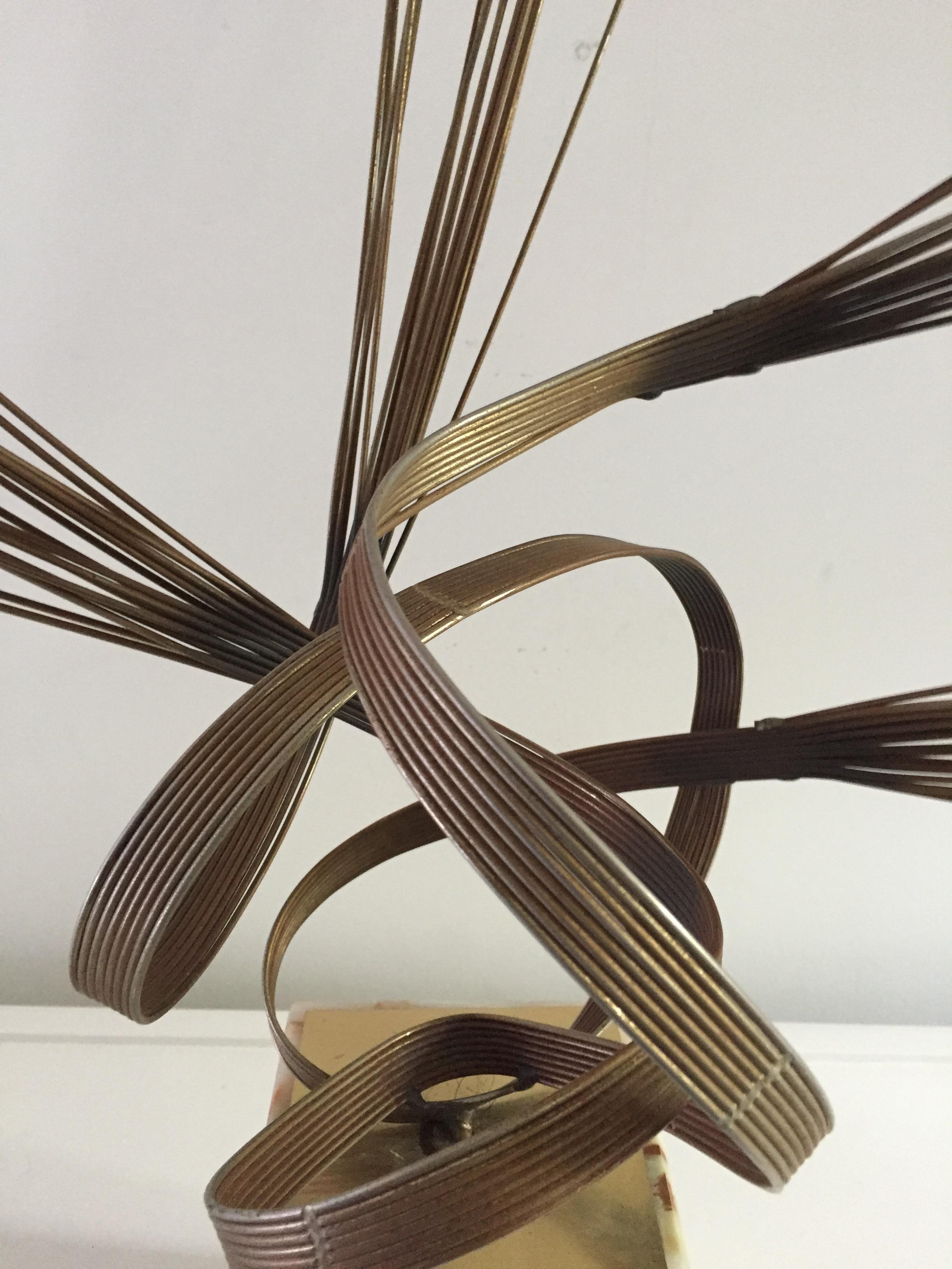 American Curtis Jere Kenetic Cyclone Spirited Sculpture For Sale