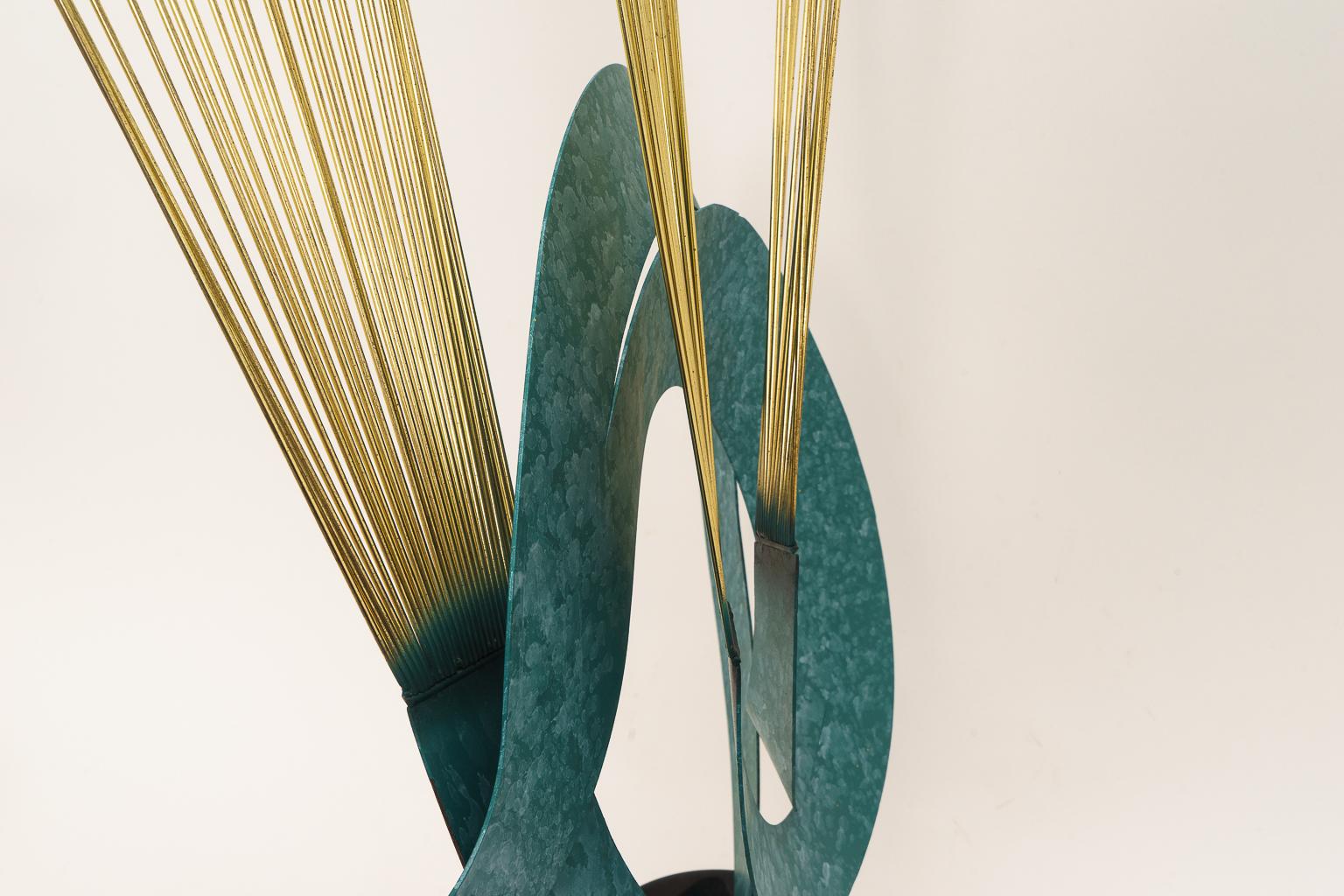 Patinated Curtis Jere Kinetic Sculpture For Sale
