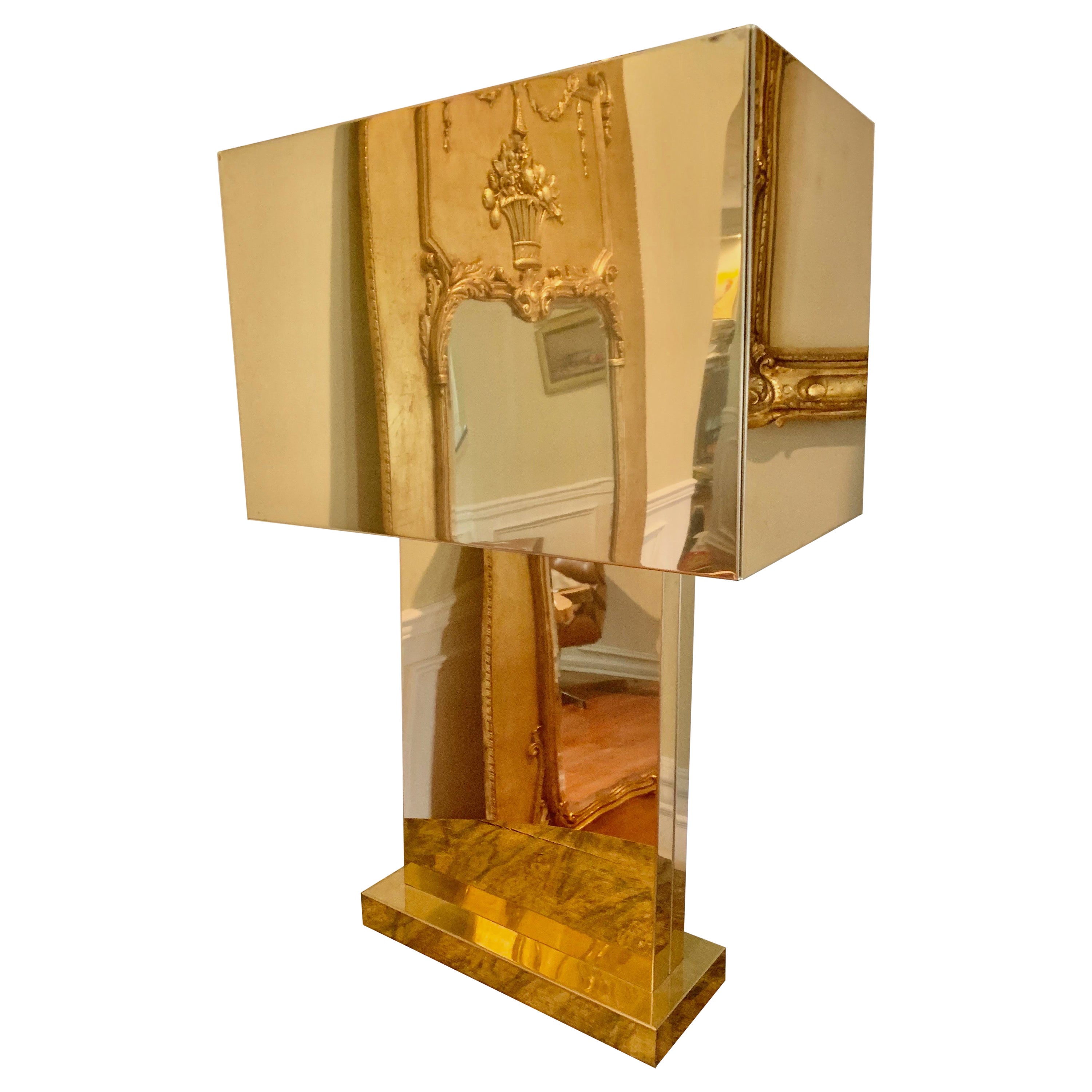 Curtis Jere Large Brass Table Lamp