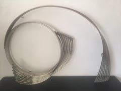 Curtis Jere Large Metal Wall Sculpture, 1970s