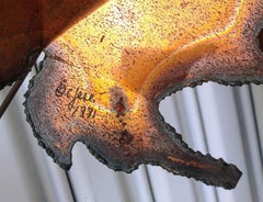 Curtis Jere 51" Maple Leaf Wall Hanging Sculpture