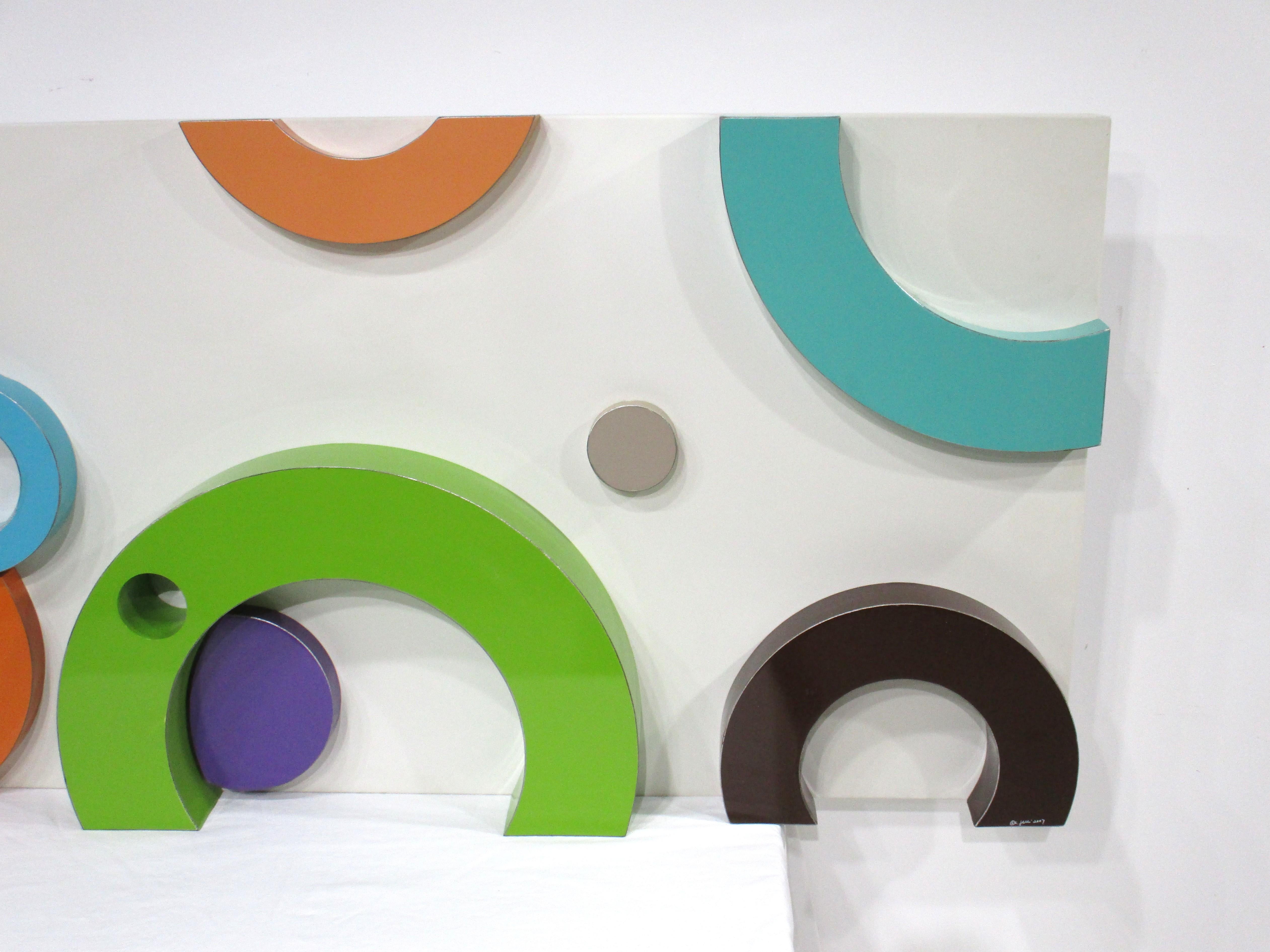 Scultura da parete in metallo in stile post-moderno di Curtis Jere Memphis In condizioni buone in vendita a Cincinnati, OH