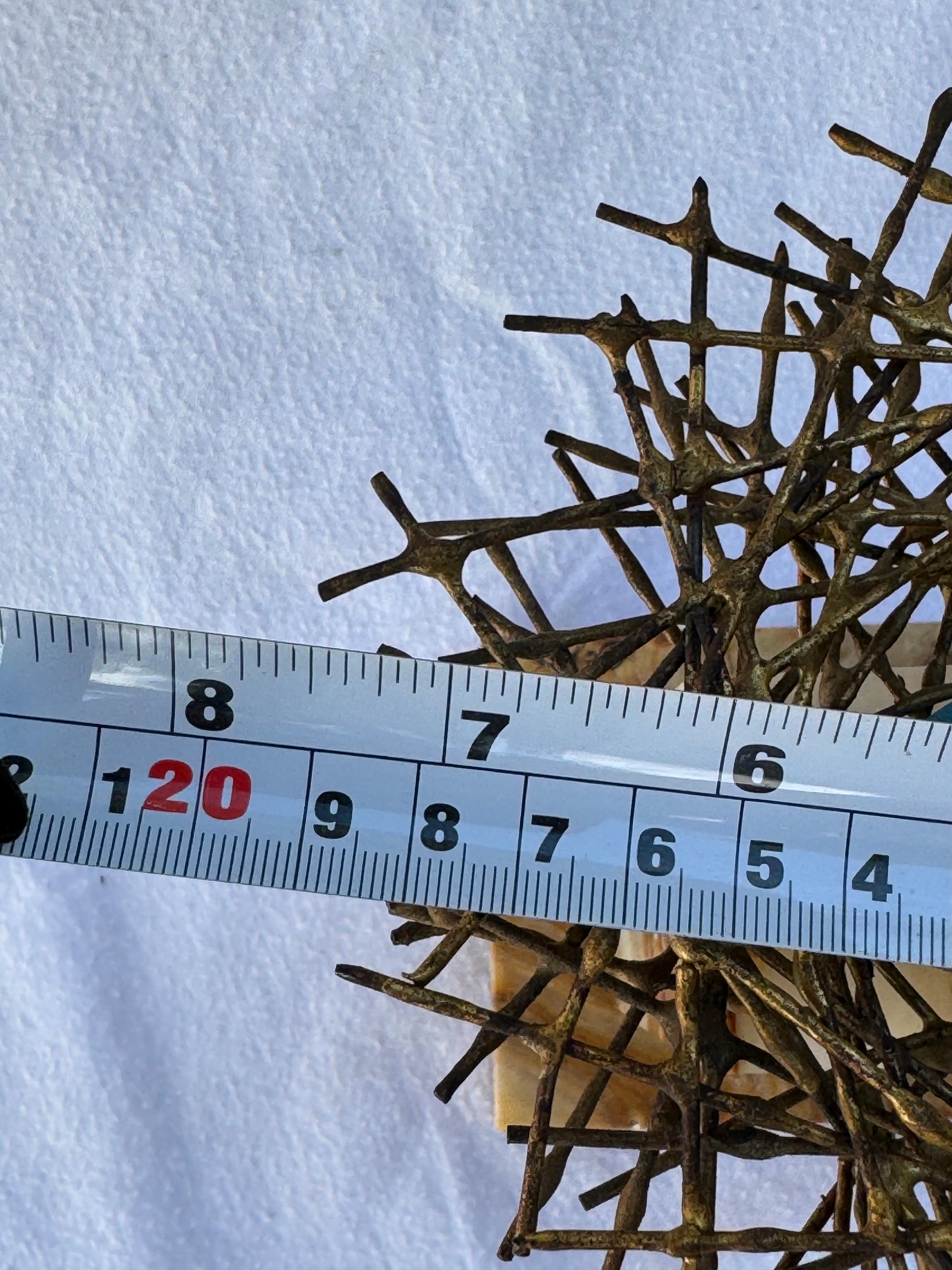 Sculpture de plongeur avec nid du milieu du siècle dernier de Curtis Jere en vente 12