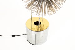 Curtis Jere Midcentury Pom Urchin Lighted Floor Sculpture