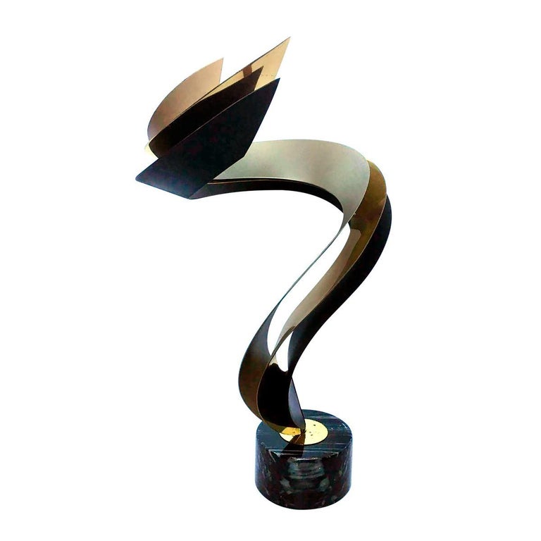 Curtis Jere Modern Abstract Table Sculpture For Sale at 1stDibs