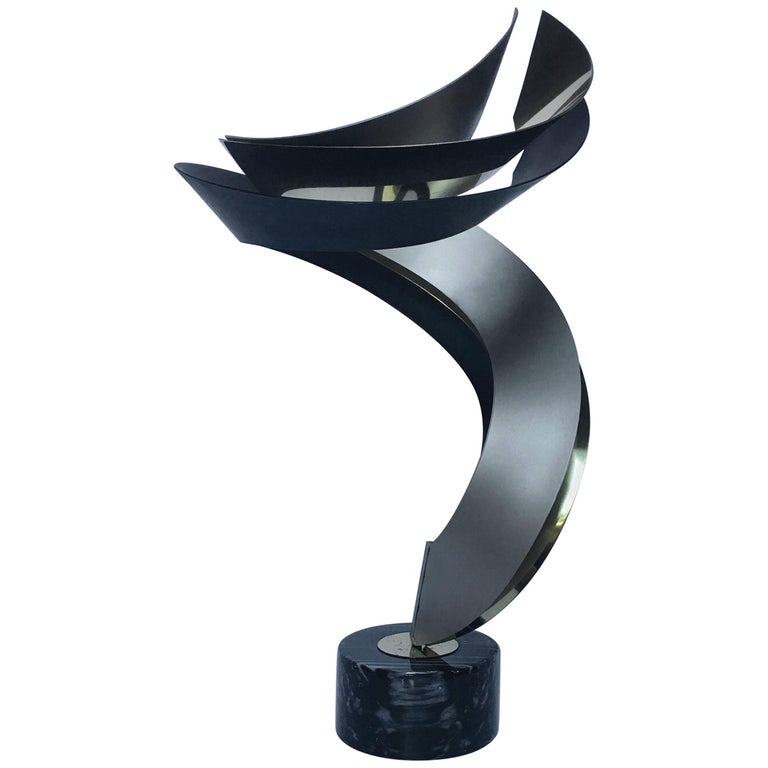 Curtis Jere Modern Abstract Table Sculpture For Sale at 1stDibs