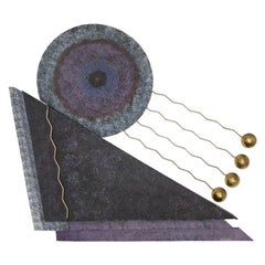 Curtis Jeré, Modern Wall Sculpture Signed 1993 of Abstract Design